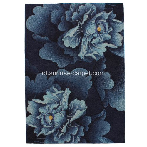 Nilon cetak dengan desain karpet permadani